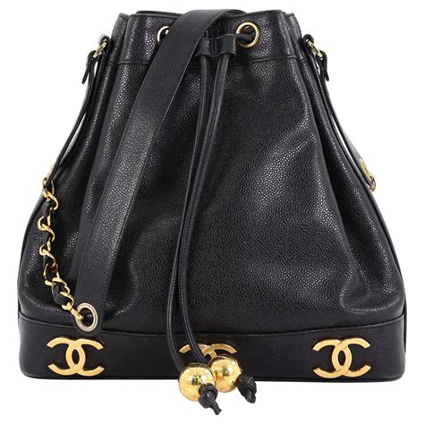 vintage chanel bucket bag.